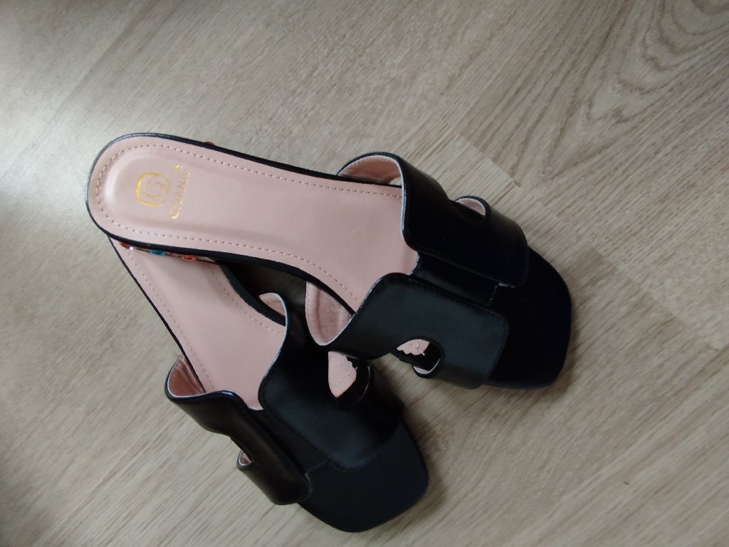 Dames Schoenen, Slippers, Zwart, Nieuw, Ophalen of Verzenden