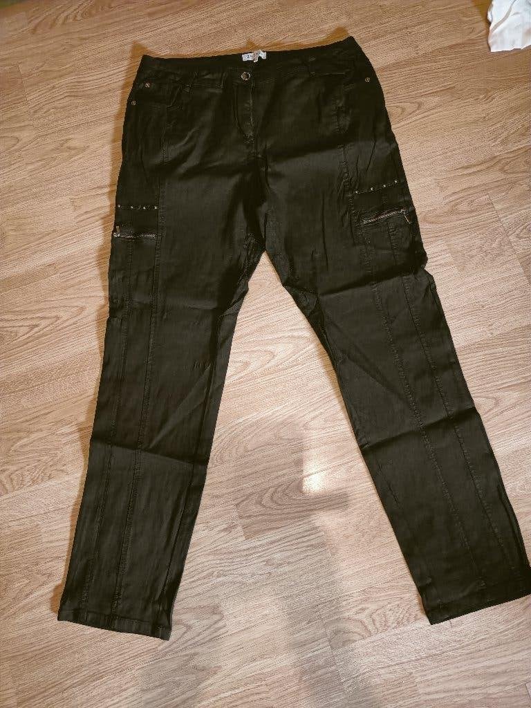 broek maat 46 zwart zhenzi, Zhenzi, Zwart, Maat 46/48 (XL) of groter, Ophalen of Verzenden