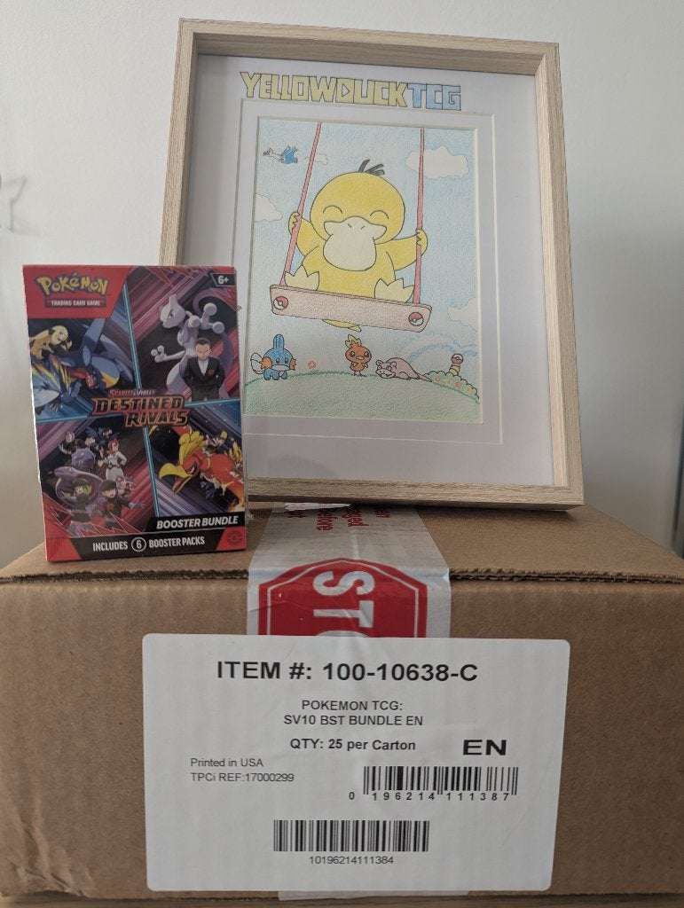 Pokémon Destined Rivals Booster Bundle Case, Ophalen of Verzenden, Nieuw, Boosterbox, Foil