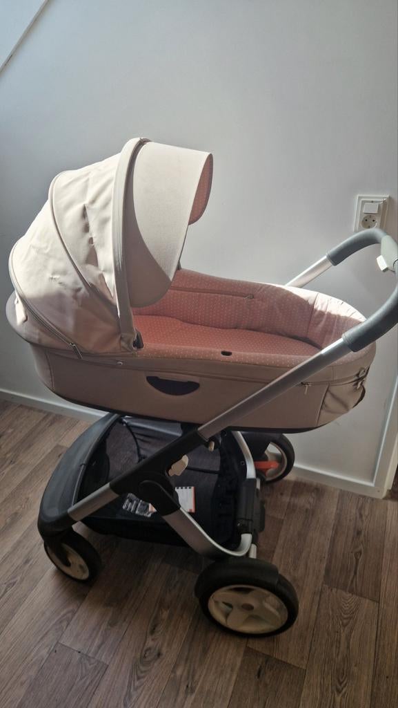 Stokke kinderwagen, Kinderen en Baby's, Kinderwagens en Combinaties, Gebruikt, Met reiswieg, Ophalen, Kinderwagen