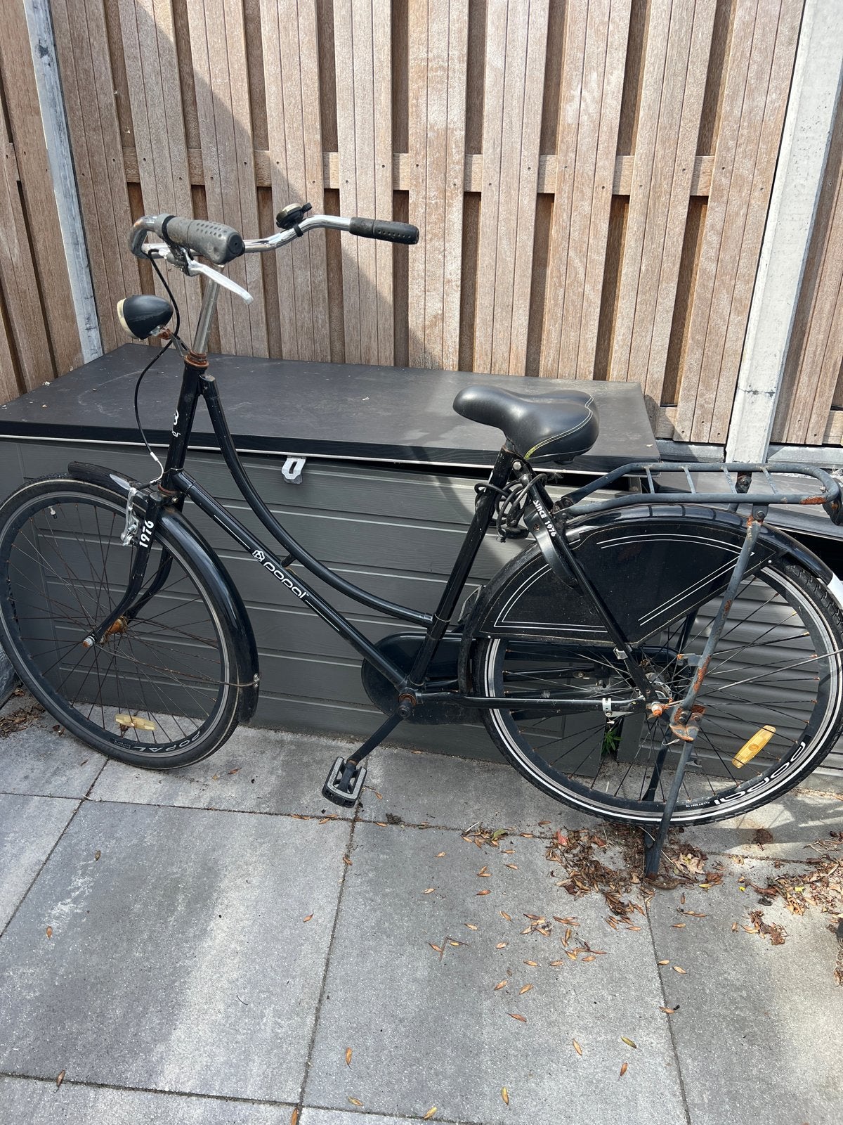 Stationsfiets Popal met extra slot, Fietsen en Brommers, Terugtraprem, Gebruikt, 50 tot 53 cm, Ophalen
