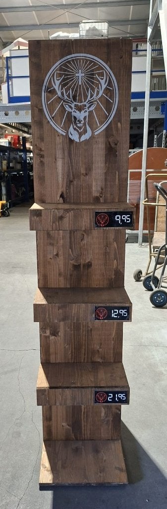 Jägermeister display, Ophalen, Gebruikt, Reclamebord