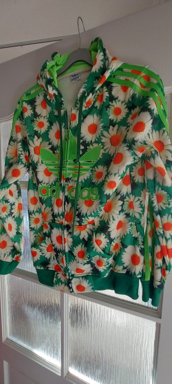 trainingsjas adidas, Ophalen of Verzenden, Zo goed als nieuw, Maat 46/48 (XL) of groter, Groen