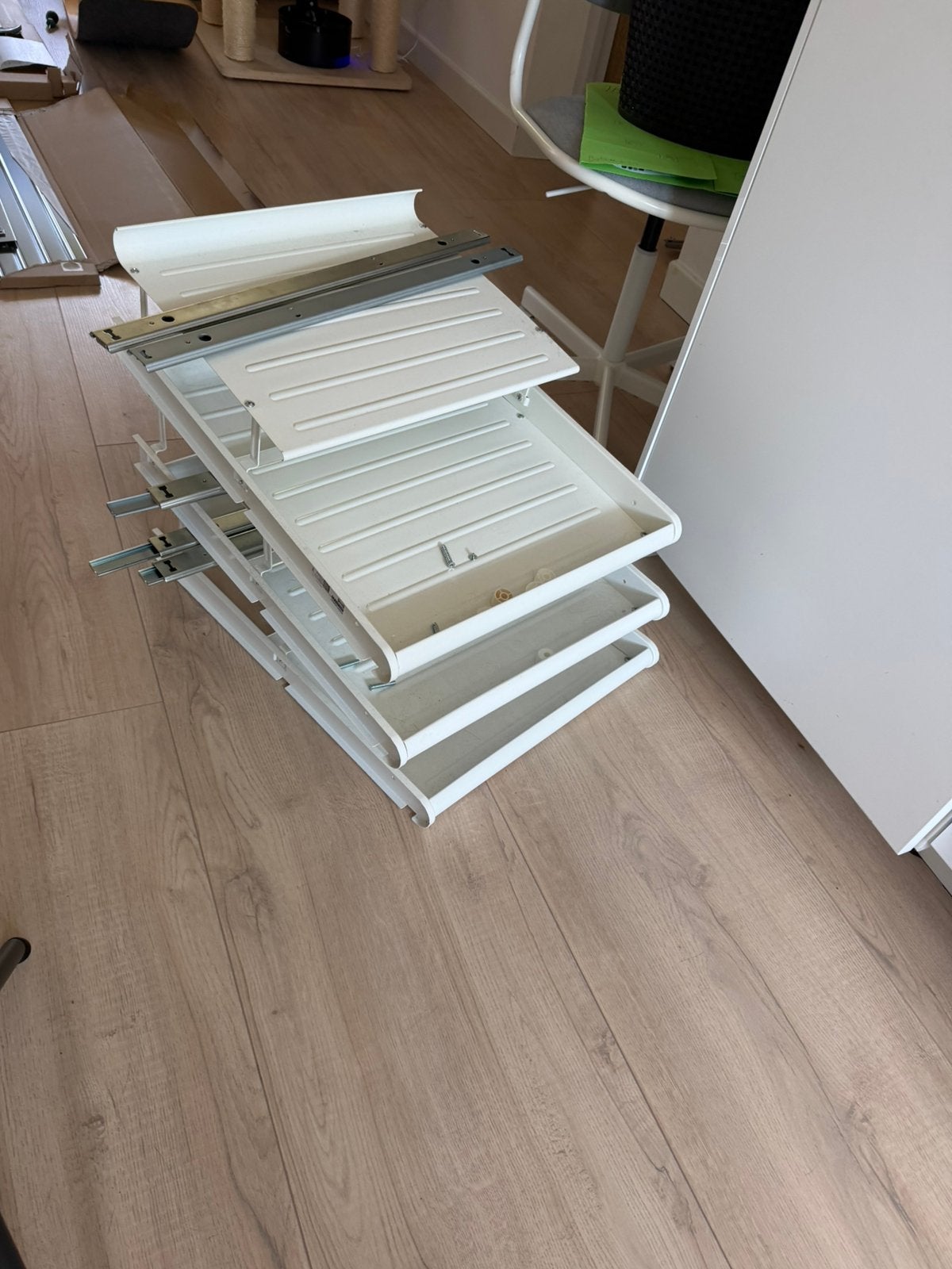 Komplement onderdelen voor in de ikea pax kast, Ophalen, Gebruikt