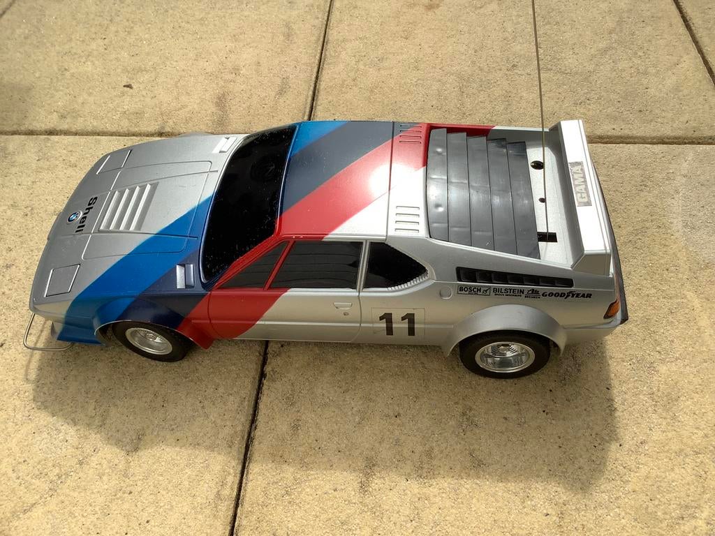 Vintage radiografisch bestuurbare BMW M1 Gama, Elektro, Gebruikt, Ophalen of Verzenden, Auto onroad