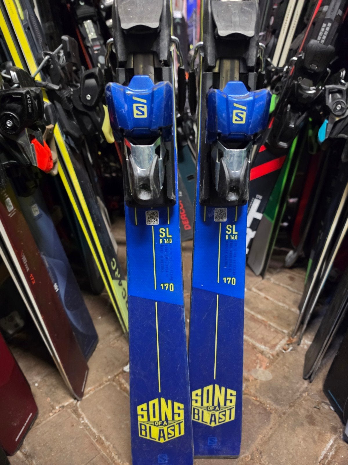 170cm SALOMON S RACE RUSH SL SONS OF BLAST EXPERT, 160 tot 180 cm, Zo goed als nieuw, Carve, Skiën