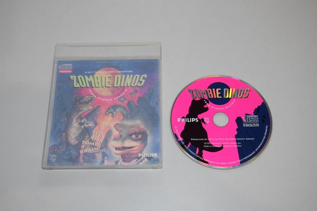 Philips CDi / CD-i : Zombi Dinos, Avontuur en Actie, Gebruikt, 1 speler, Ophalen of Verzenden