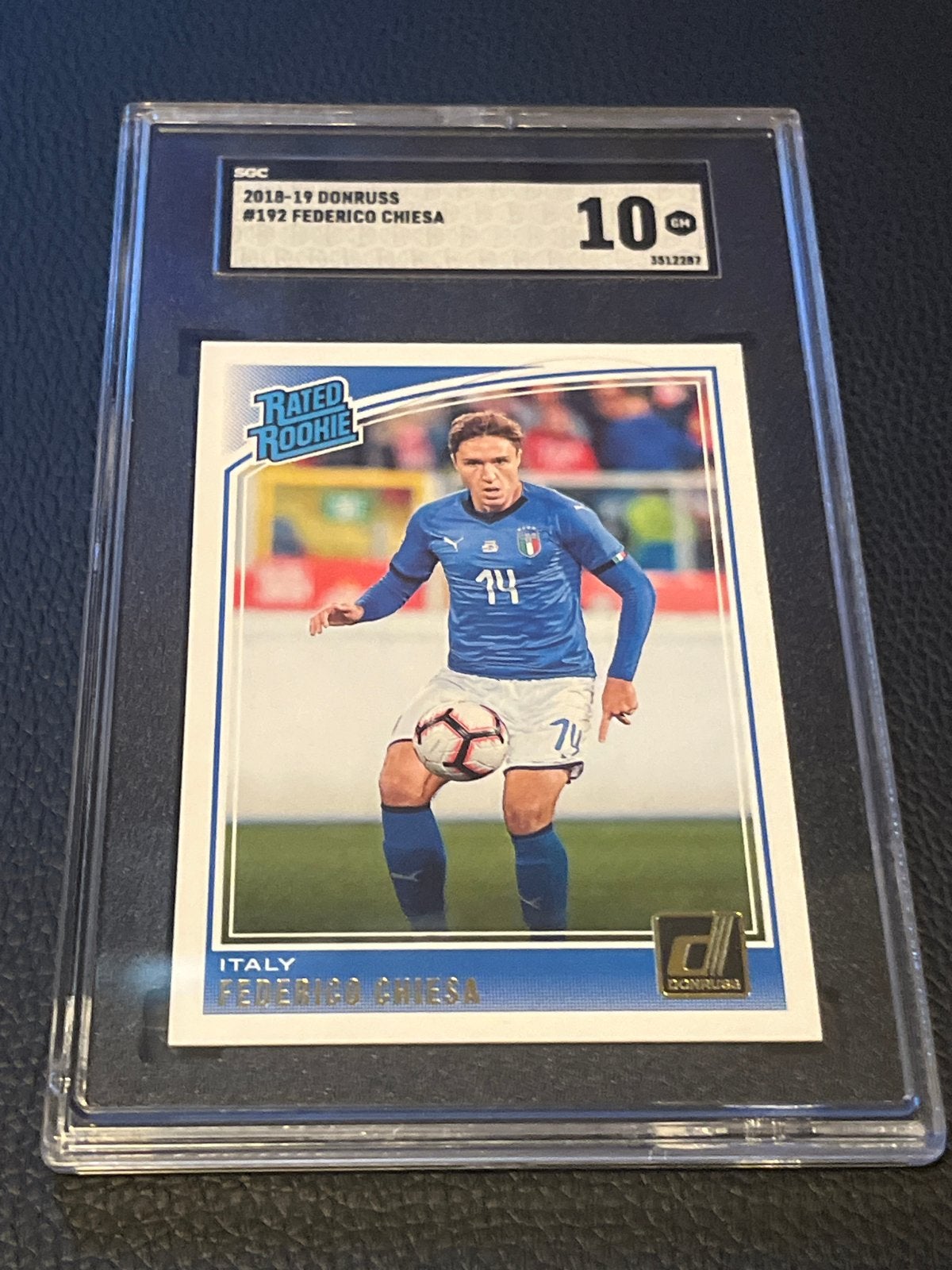 SGC 10 Federico Chiesa 2018-19 Donruss #192 Rookie, Ophalen of Verzenden, Nieuw, Buitenlandse clubs, Spelerskaart