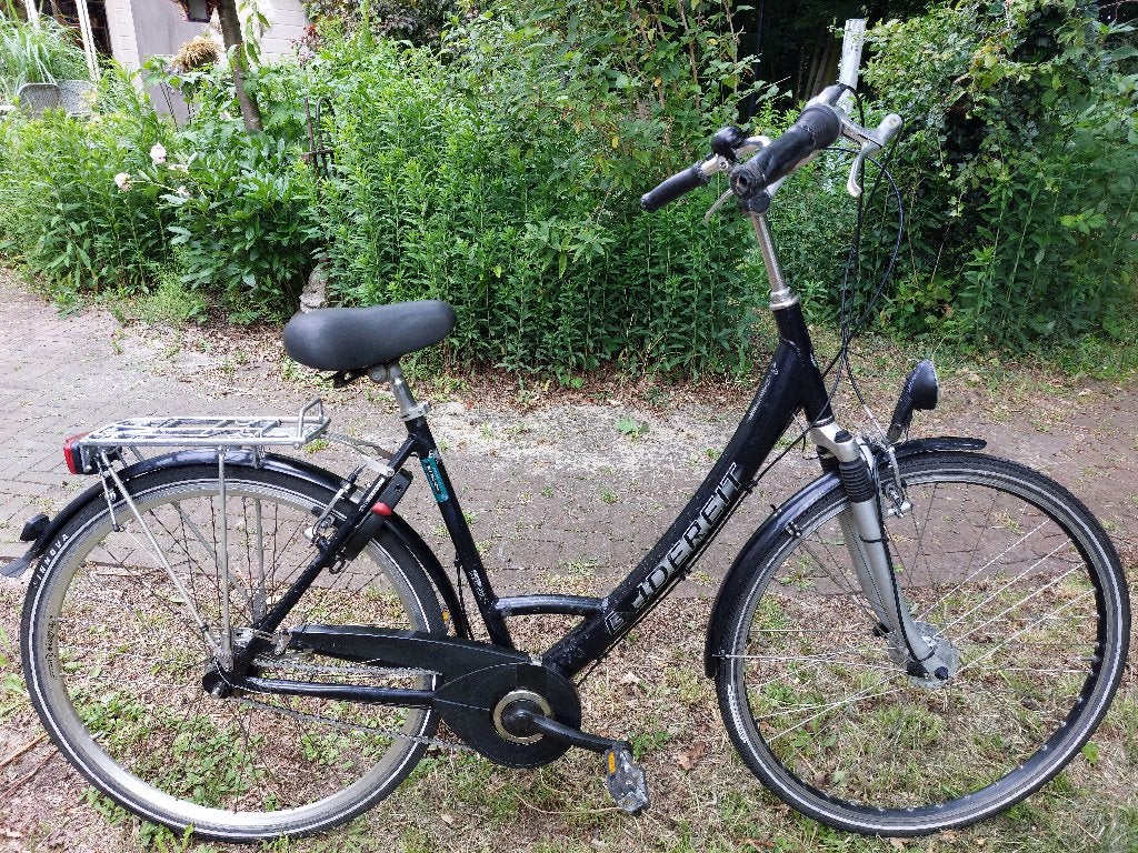 Mooie zwarte Gudereit Comfort Plus, Fietsen en Brommers, Versnellingen, Ophalen, Overige merken, 53 tot 56 cm