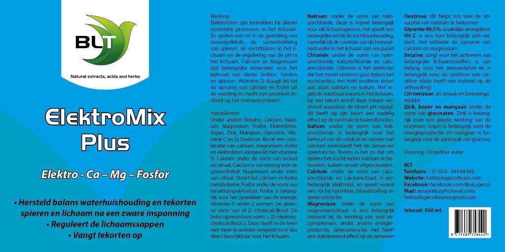 BLT - ElektroMix Plus 500ML