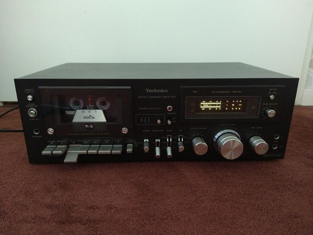 Technics cassettedeck 641 z.g.a.n., Ophalen of Verzenden, Enkel, Overige merken, Tape counter