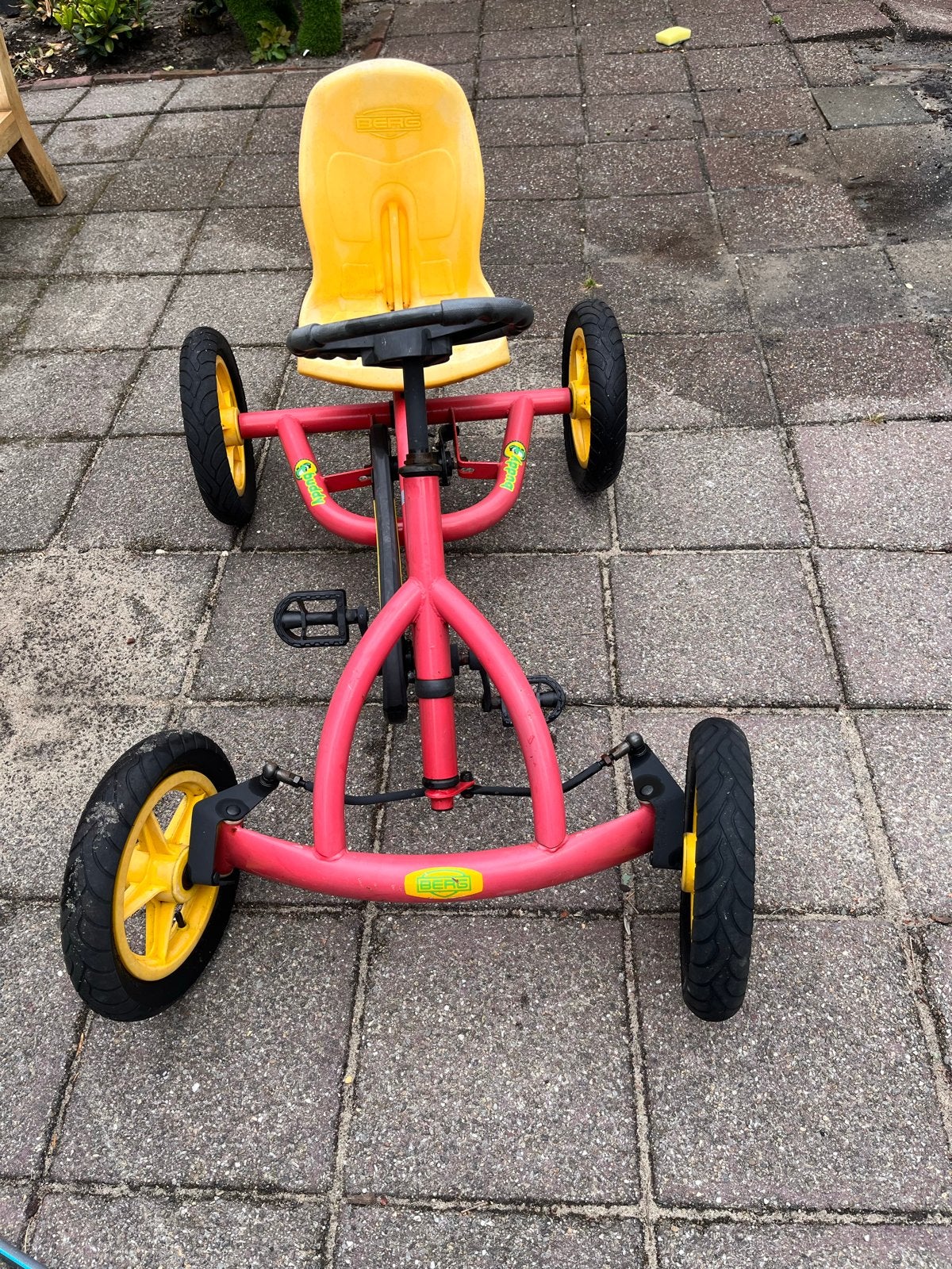 Berg skelter Buddy - rood met gele accenten, Ophalen, Gebruikt, Berg