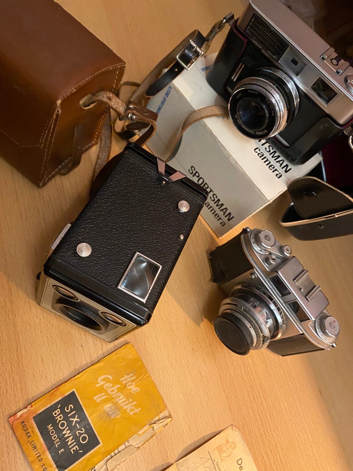 Lotje oude camera’s, Audio, Tv en Foto, Fotocamera's Analoog, Ophalen of Verzenden, Gebruikt, Compact, Overige Merken