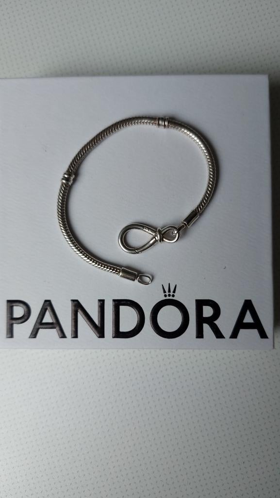 Originele Pandora zilveren infinity knot armband, Ophalen of Verzenden, Nieuw, Zilver, Pandora