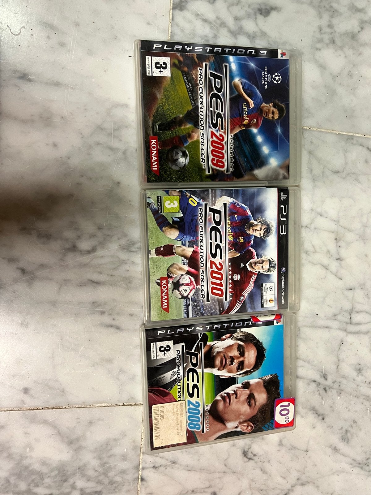 PS3 fifa en PES spellen, Ophalen, Zo goed als nieuw, Met 1 controller, Mega Drive