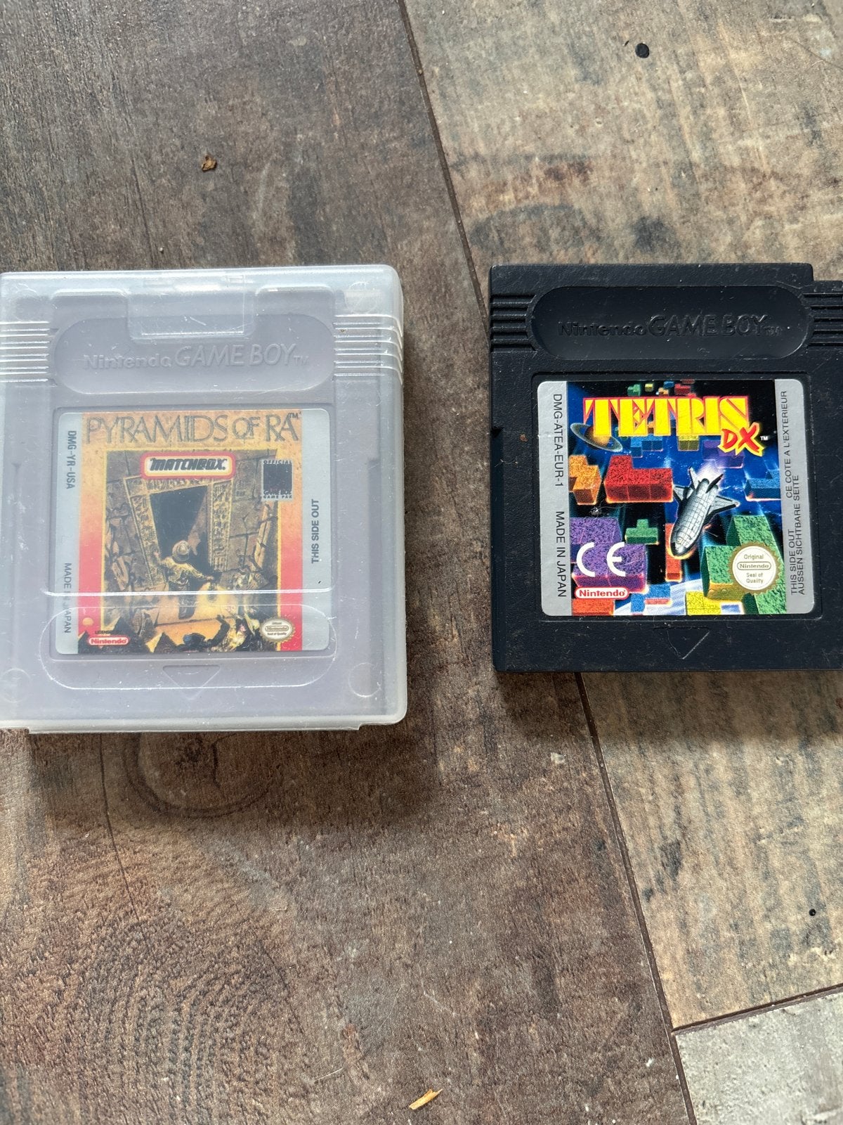 Game Boy games: Pyramids of Ra & Tetris DX, Puzzel en Educatief, Gebruikt, 1 speler, Ophalen of Verzenden
