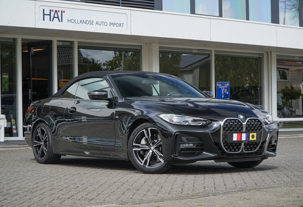 BMW 4 Serie Cabrio 430i M-Sport I Aut. I Live Cockpit I, Auto's, Automaat, 1998 cc, Gebruikt, Zwart