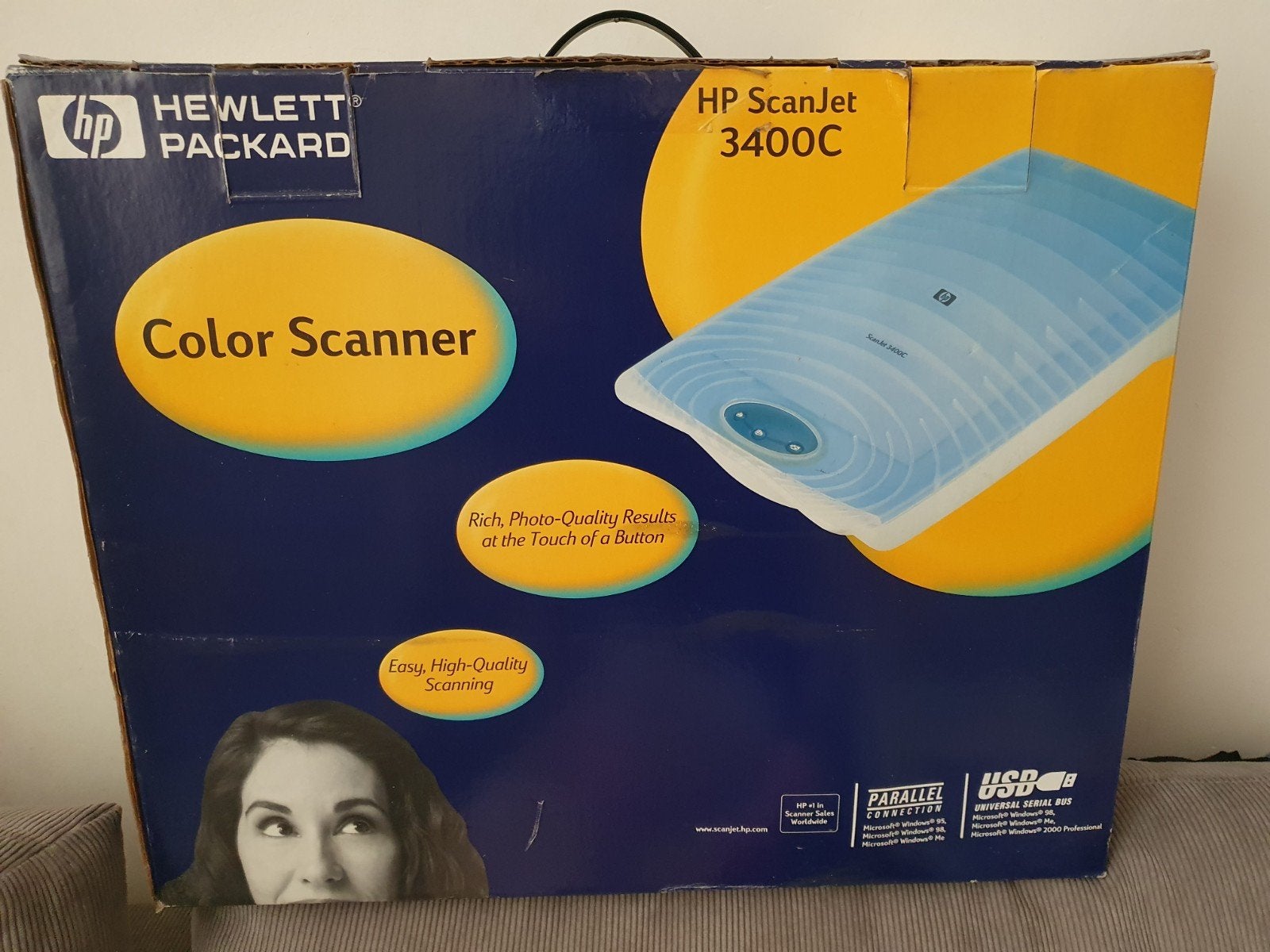 HP ScanJet 3400C scanner, Gebruikt, Ophalen of Verzenden, HP, Windows