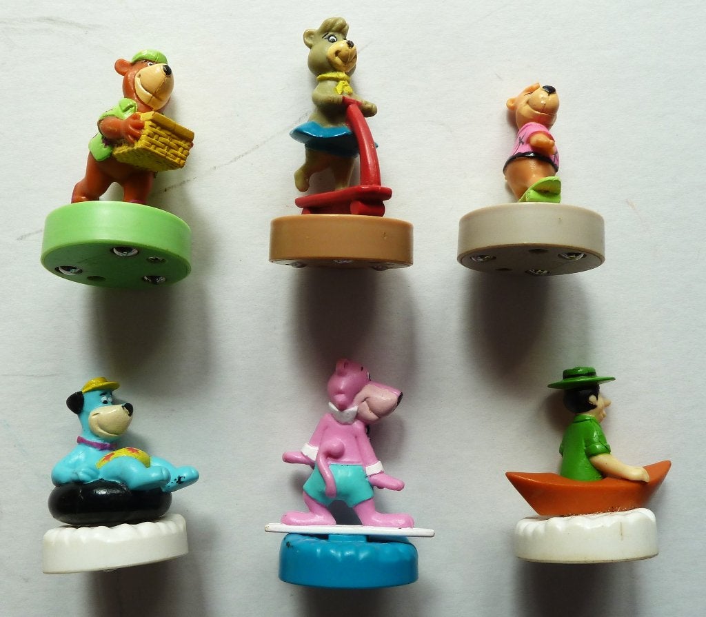 Vintage Wendy's Yogi Bear and Friends Summer Gliders 1990, Verzamelen, Film en Tv, Ophalen of Verzenden, Zo goed als nieuw, Tv