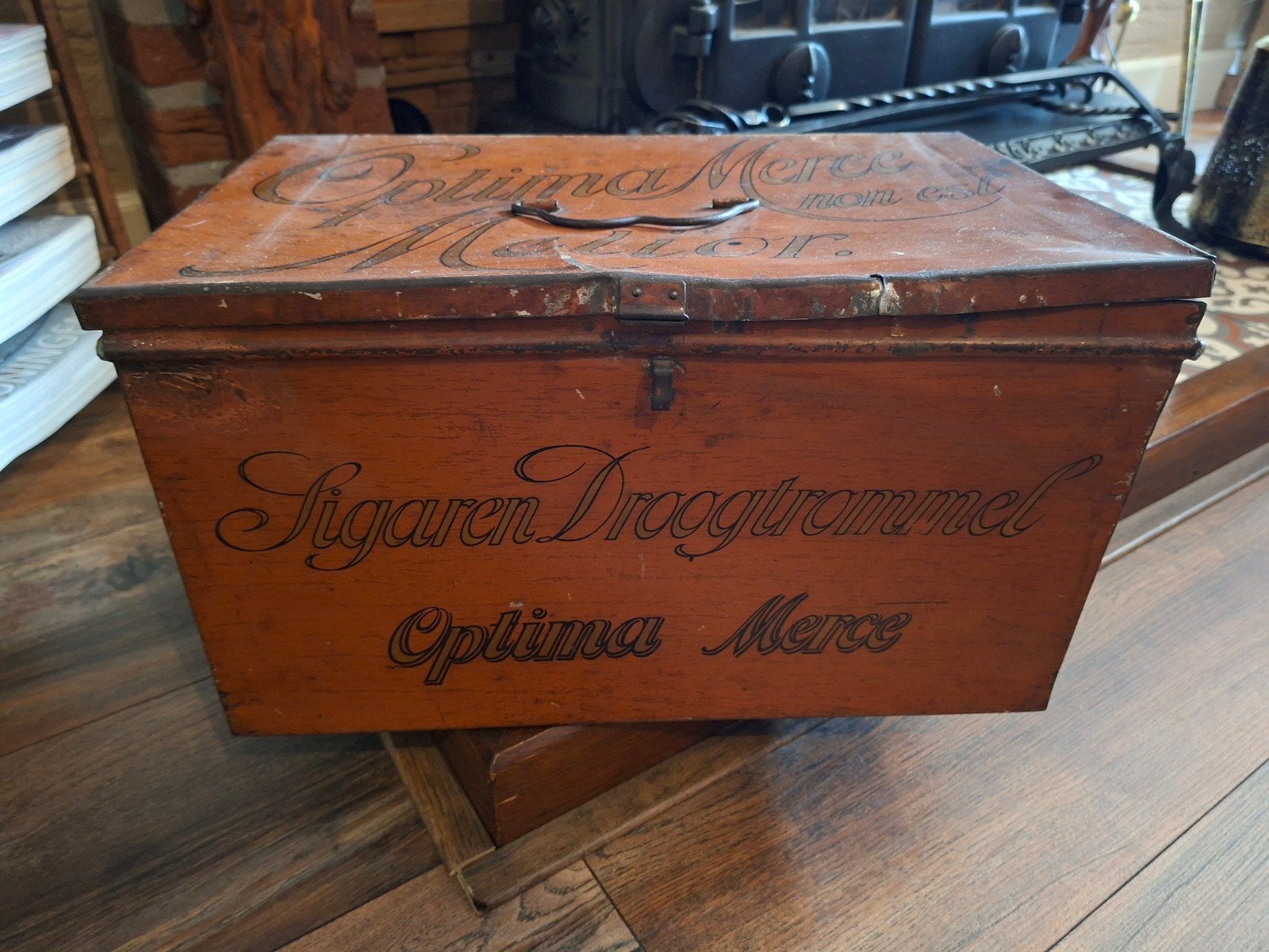 Antieke Sigaren Droogtrommel "Optima Merce", Ophalen