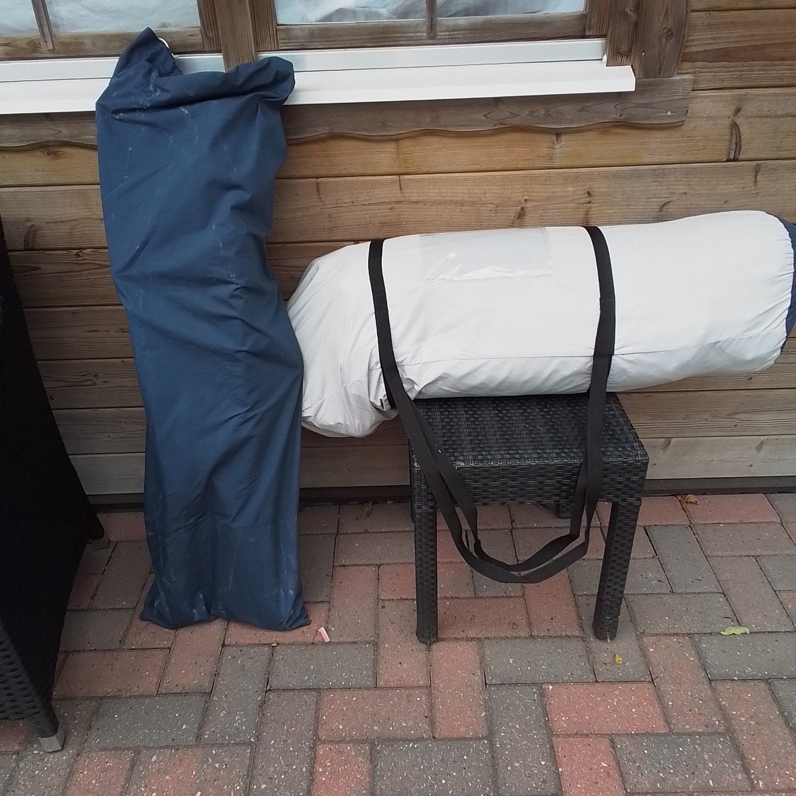 bungalow tent 2 persoons met luifel, Caravans en Kamperen, Tenten, Ophalen, Gebruikt, Tot en met 2