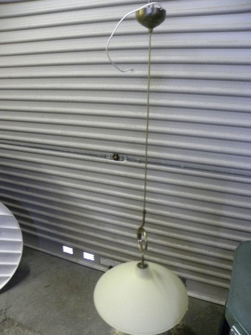 hanglamp gele schaal met messing, Huis en Inrichting, Ophalen of Verzenden, 'T Olde Gre-j, Info@toldegrej.nl, Endepoelstraat 20f Didam