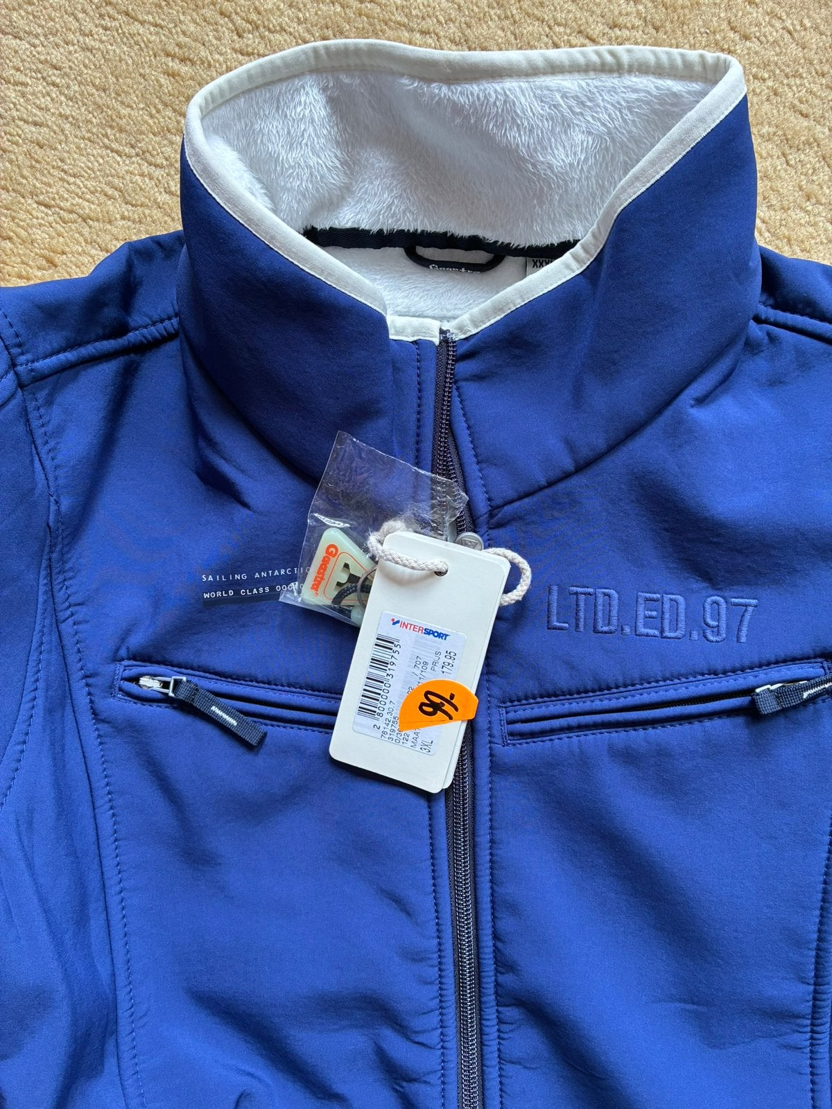 143 Nieuw soft shell jas van Gaastra in maat 3XL, Verzenden, Nieuw, Maat 46/48 (XL) of groter, Blauw