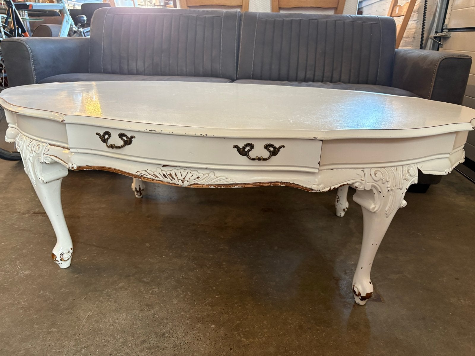 Barok salontafel - 147x90x50 cm, Ophalen, Gebruikt, 100 tot 150 cm, 50 tot 100 cm