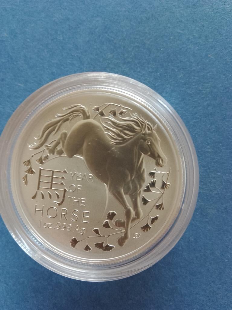 Lunar horse 2026 1 oz zilver, Postzegels en Munten, Munten | Oceanië, Ophalen of Verzenden, Zilver