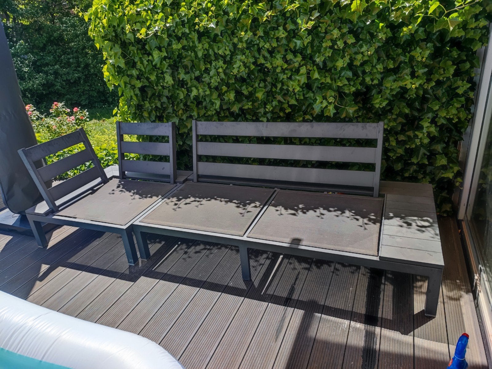 Garden Impressions Annabella loungeset 4-delig, aluminium, Ophalen