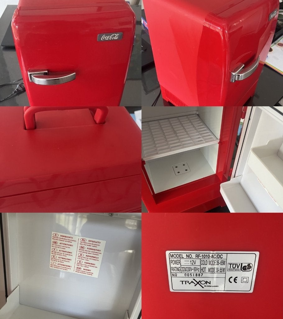 Coca-Cola Mini Koelkast AC/DC  Koelen & Verwarmen Retro, Ophalen, Minder dan 75 liter, Zonder vriesvak, Gebruikt