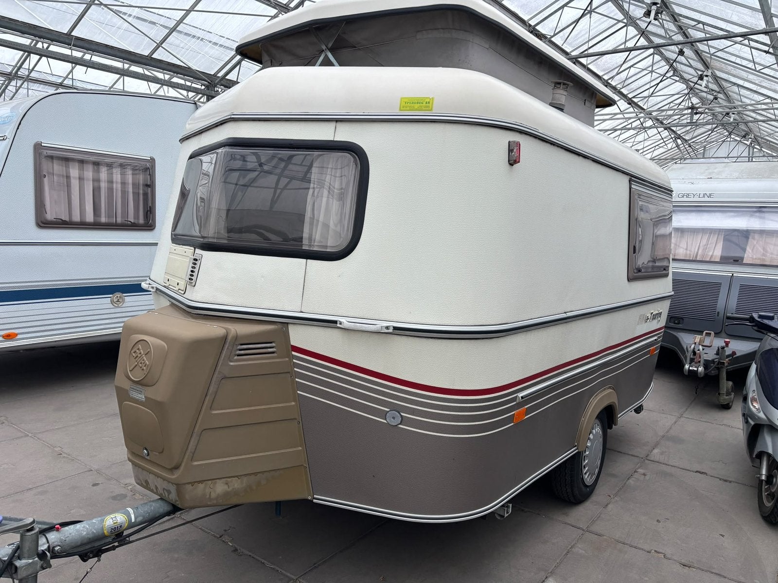 Eriba Touring 1992  | 750 kg, Caravans en Kamperen, Hefdak, Standaardzit, Hymergroup, Hymergroup