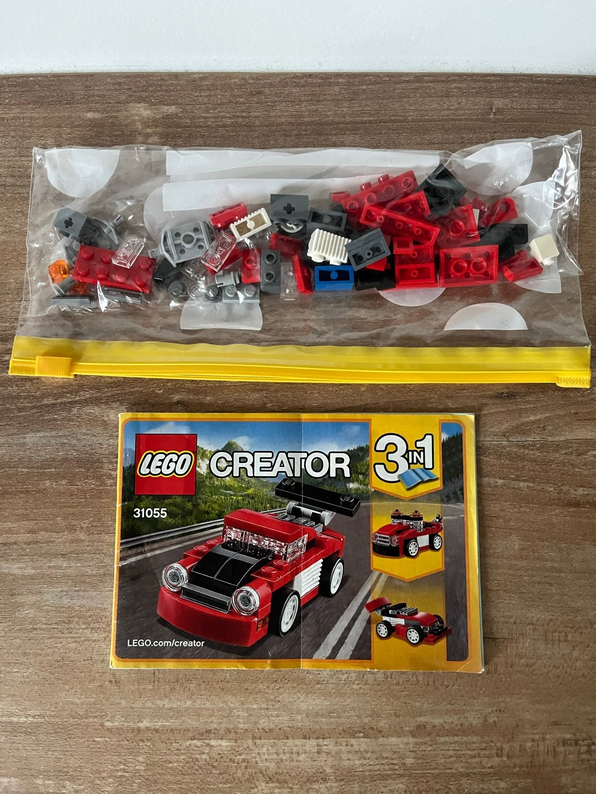 LEGO Creator 31055 Red Racer - 3-in-1 Set, Lego, Ophalen of Verzenden, Zo goed als nieuw, Compleet