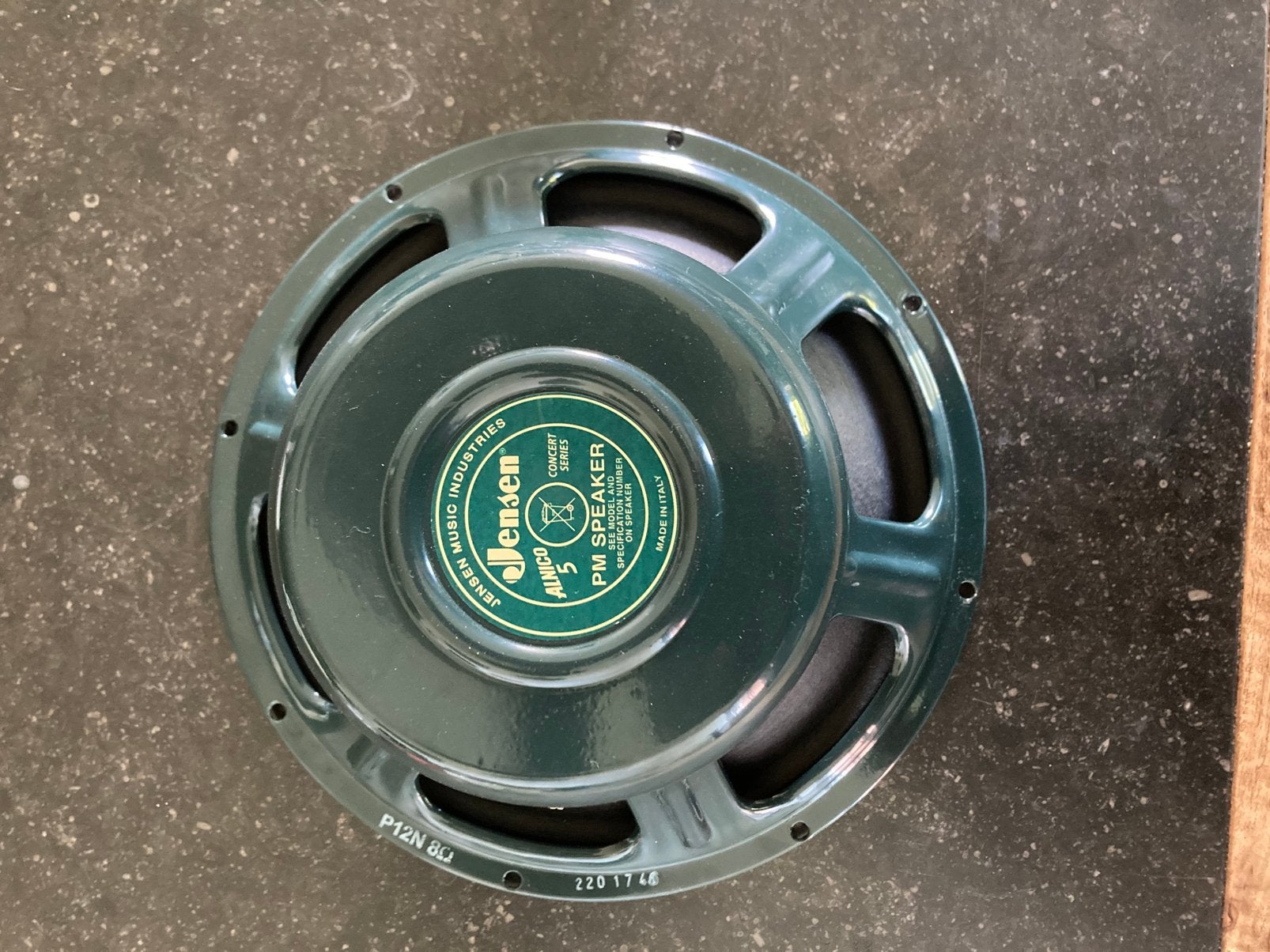 Jensen P12N 8 ohm 50w bell cover, Ophalen of Verzenden, Gebruikt, Gitaar, 50 tot 100 watt