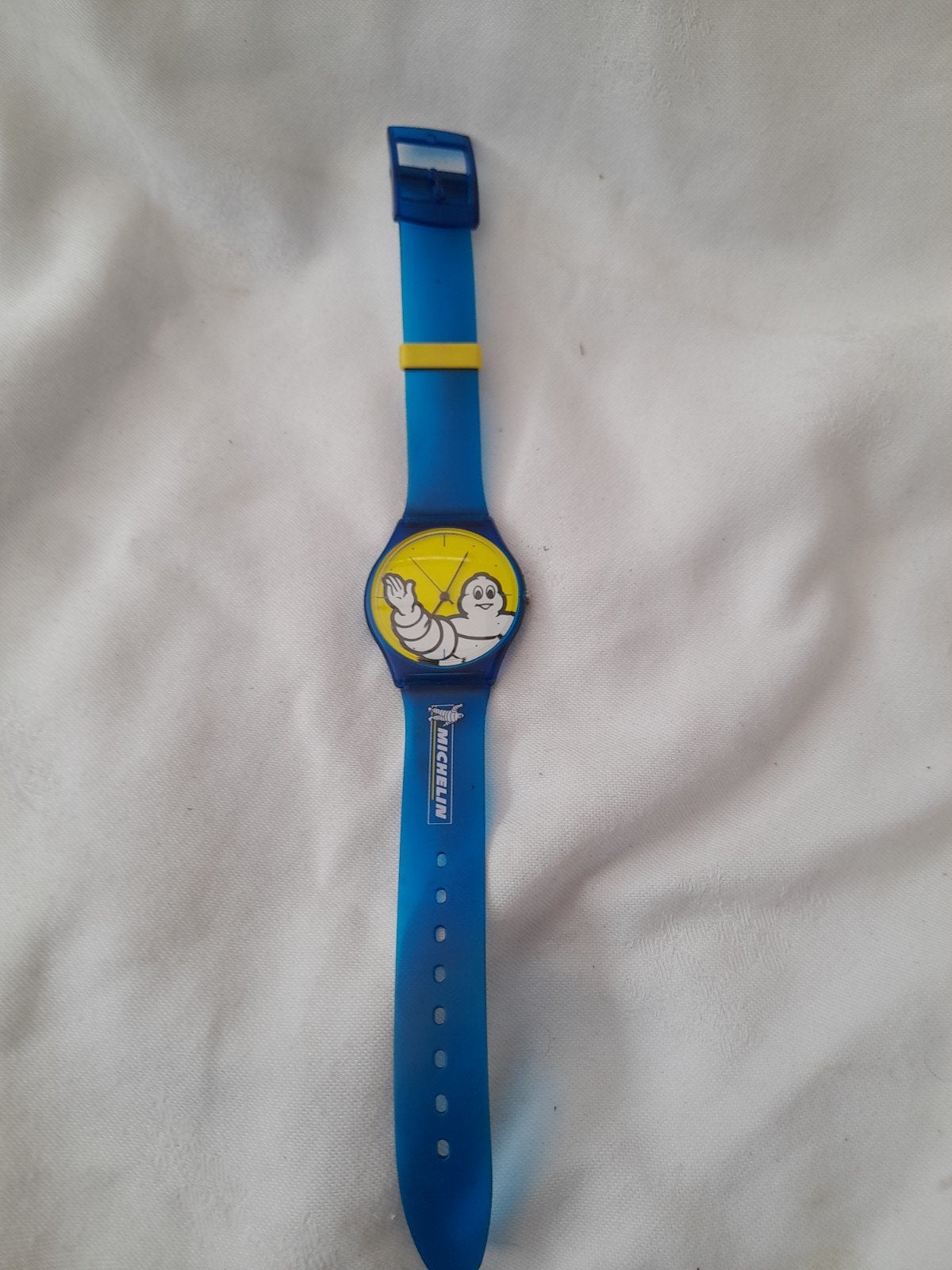 Vintage horloge Michelin Bibendum, Verzamelen, Ophalen of Verzenden, Gebruikt