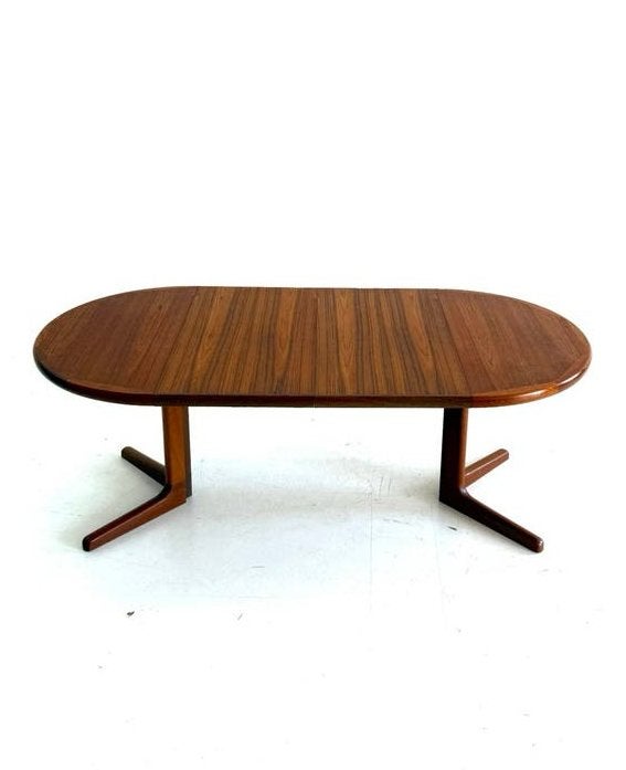 Vintage verlengbare eettafel, Joh. Kristoffersen & Søn ‘60
