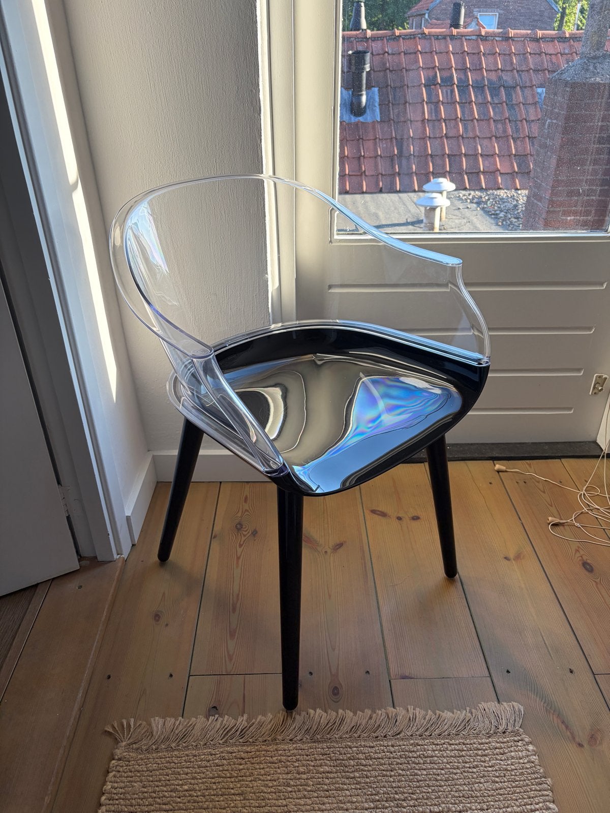 Magis Cyborg stoel Marcel Wanders - Transparant/Zwart, Ophalen, Kunststof, Gebruikt, Zwart