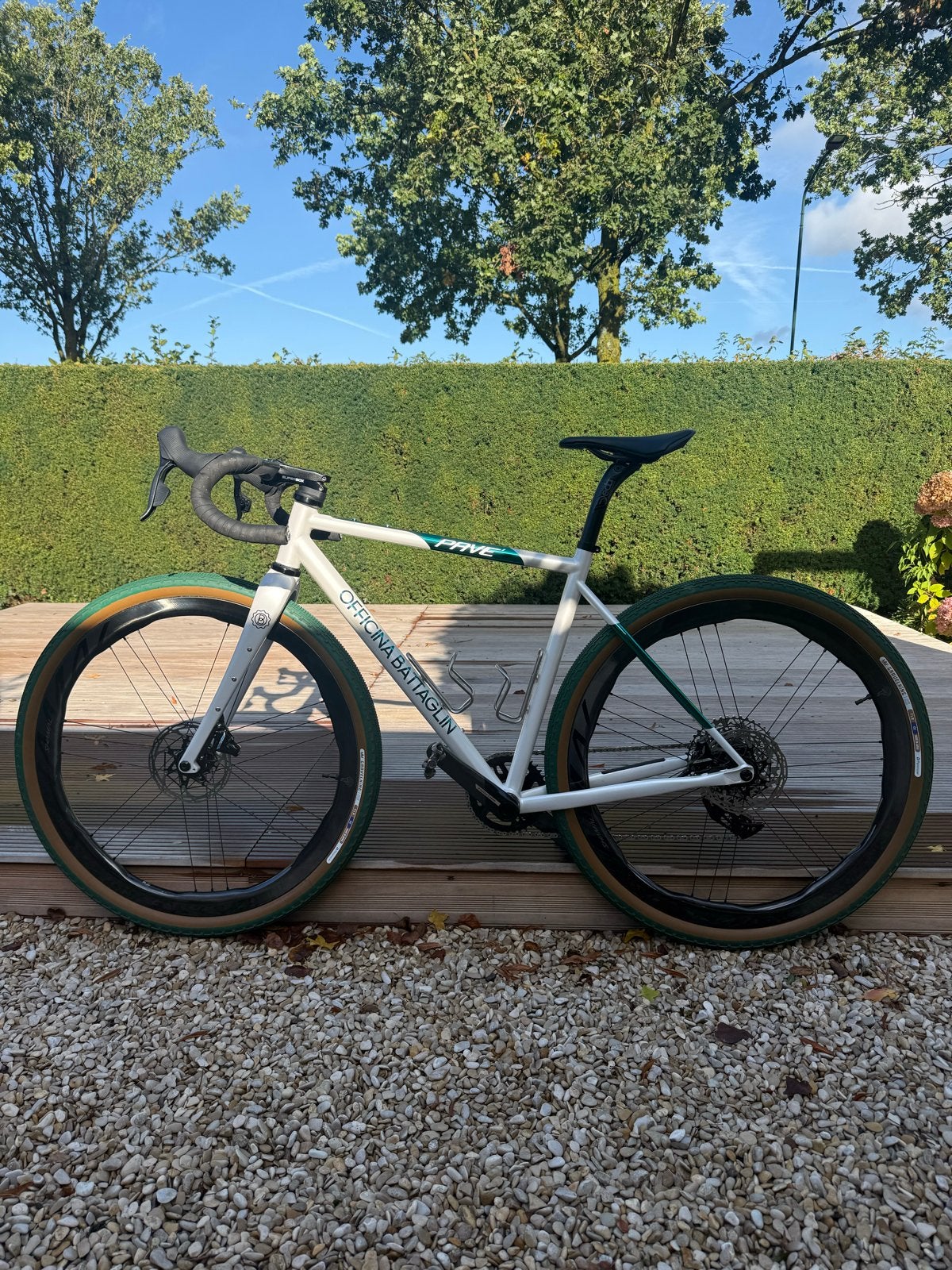 Officina Battaglin Pavé Exclusief Stalen Gravelbike, 28 inch, Heren, Zo goed als nieuw, Schijfrem