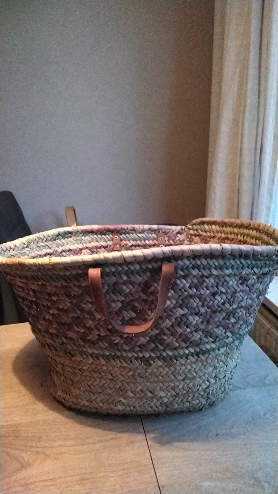 Handgevochten Marokkaanse mandtas/ strandtas, Sieraden, Tassen en Uiterlijk, Ophalen of Verzenden, Shopper