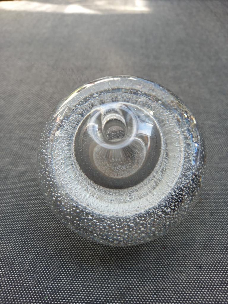 Vintage olielamp van Kosta Boda, Goran Warf uit Zweden., Antiek en Kunst, Antiek | Glas en Kristal, Ophalen of Verzenden