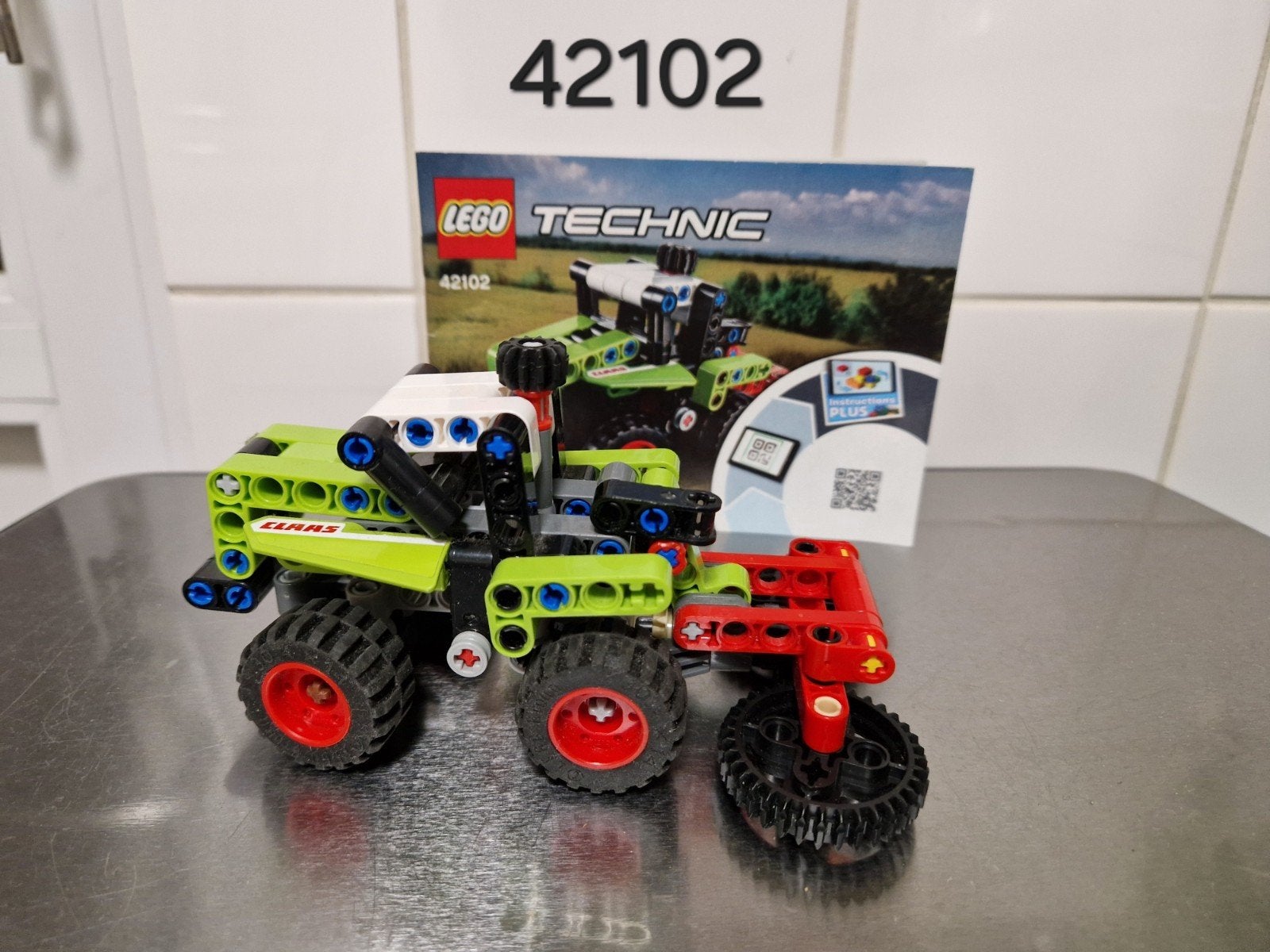 Lego technic 42102 tractor claas, Lego, Compleet, Ophalen of Verzenden, Zo goed als nieuw
