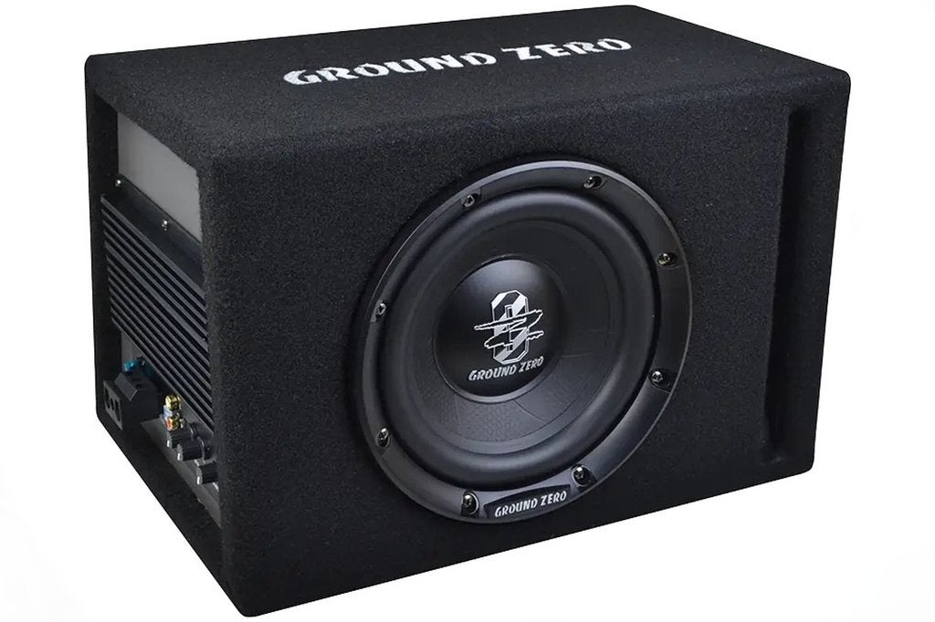 Ground Zero GZIB 25BR-ACT Actieve Subwoofer + Kabelset, ., Nieuw, Ophalen of Verzenden, .