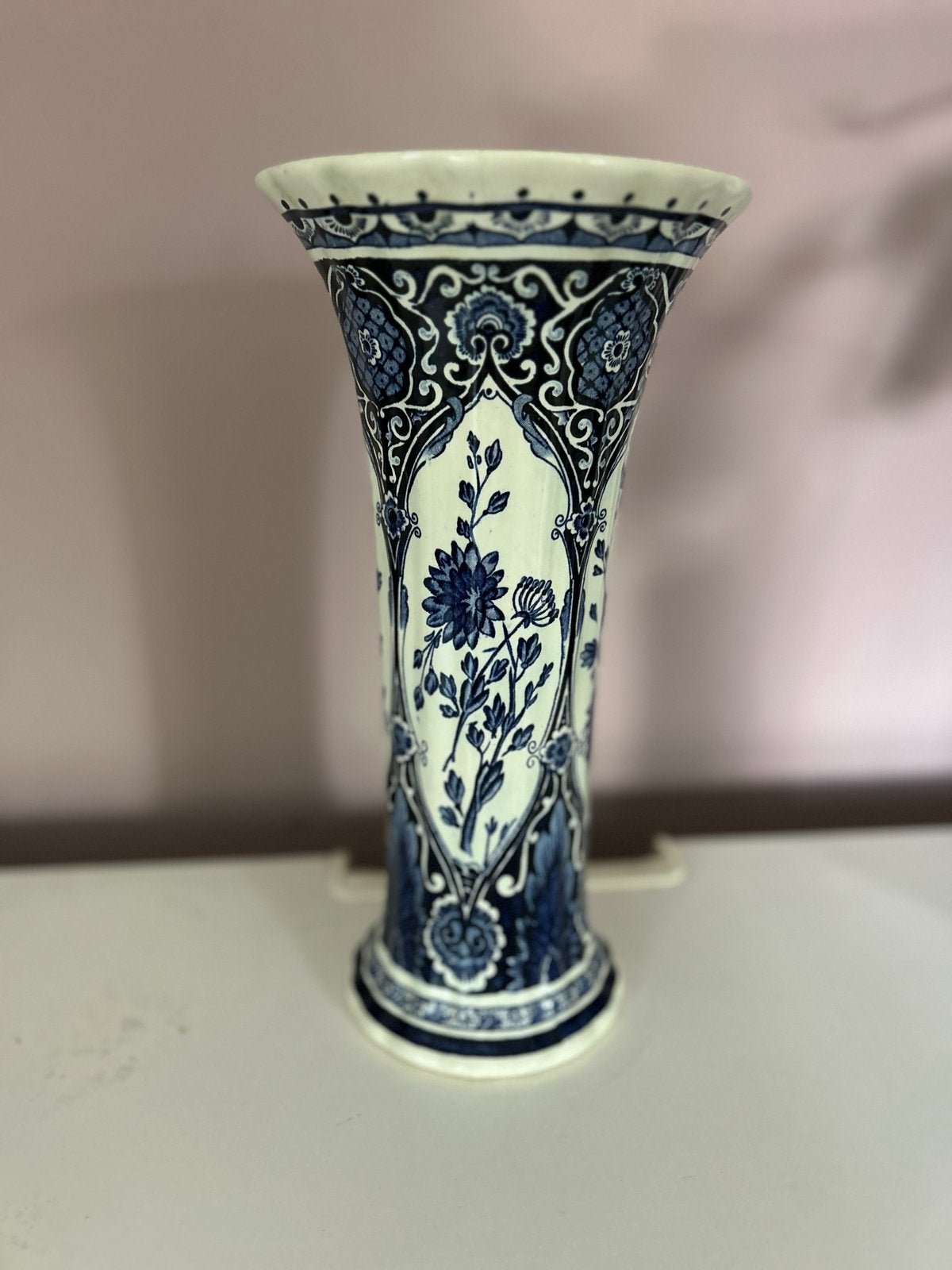 Antieke Delfts Blauwe Vaas - Royal Sphinx Holland, Ophalen of Verzenden