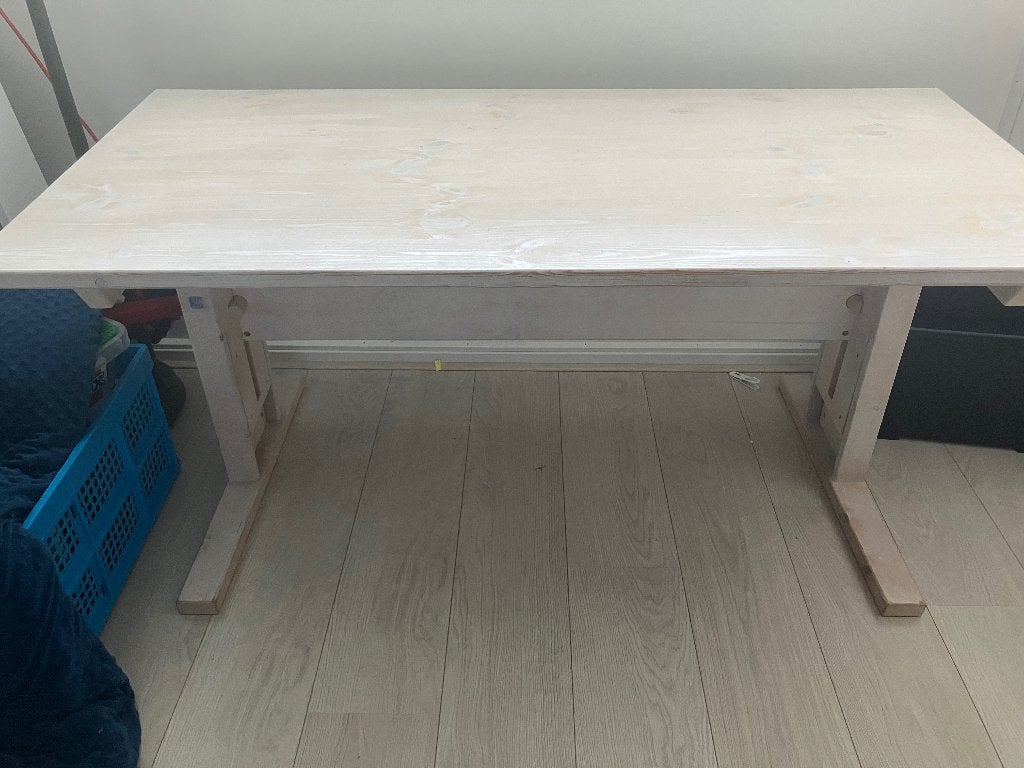 Verstelbaar bureau Lifetime 140x67cm, Kinderen en Baby's, Ophalen, Zo goed als nieuw, Tafel(s)