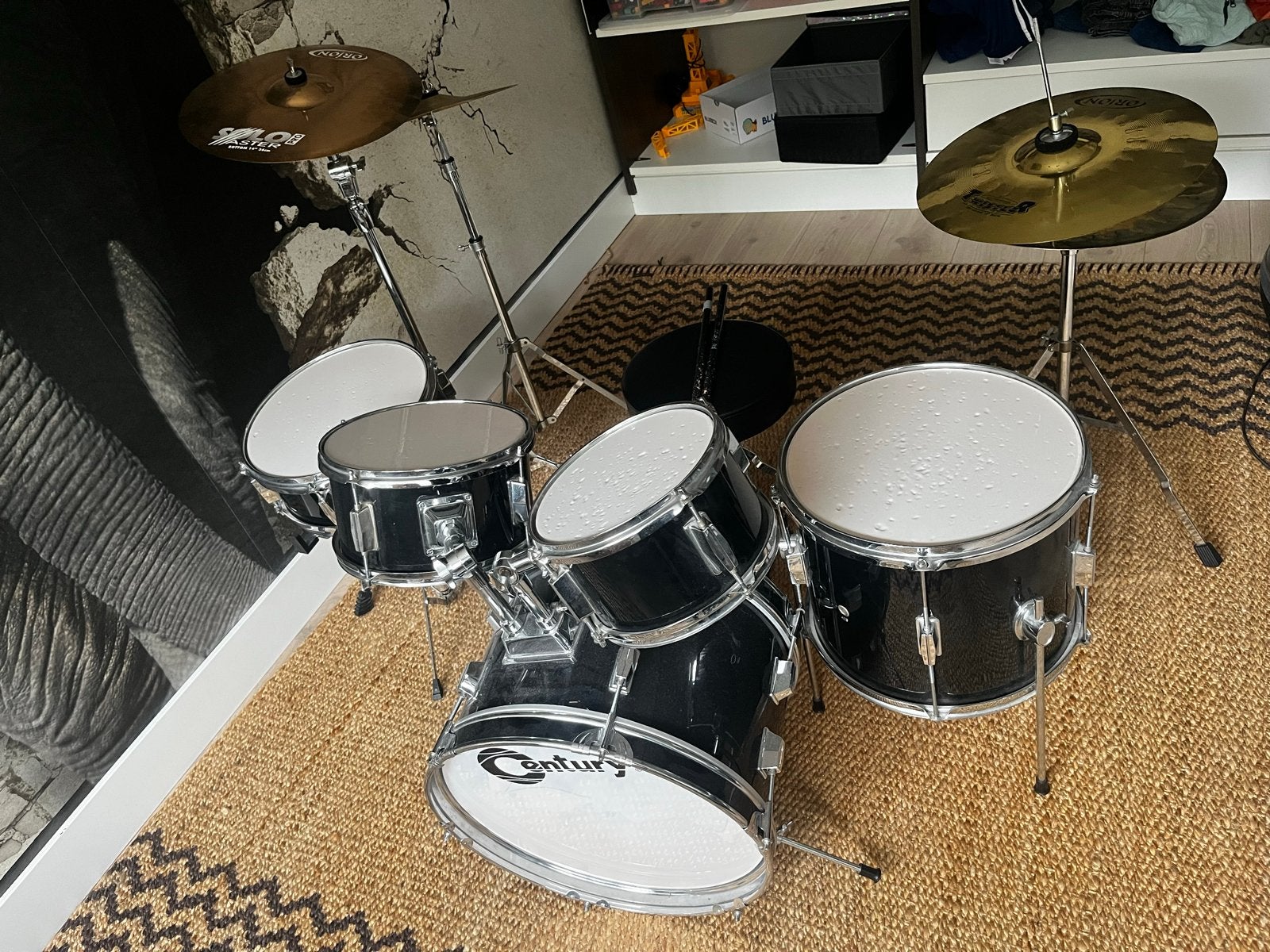 Kinderdrumstel - Ideaal voor beginners, Muziek en Instrumenten, Ophalen, Gebruikt, Overige merken