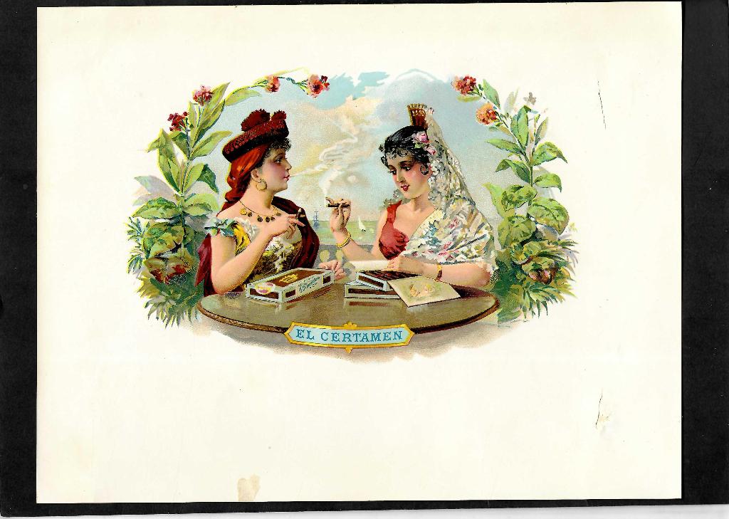 el Certamen 3 etiket, Ophalen of Verzenden, Gebruikt, Sigarenbandjes