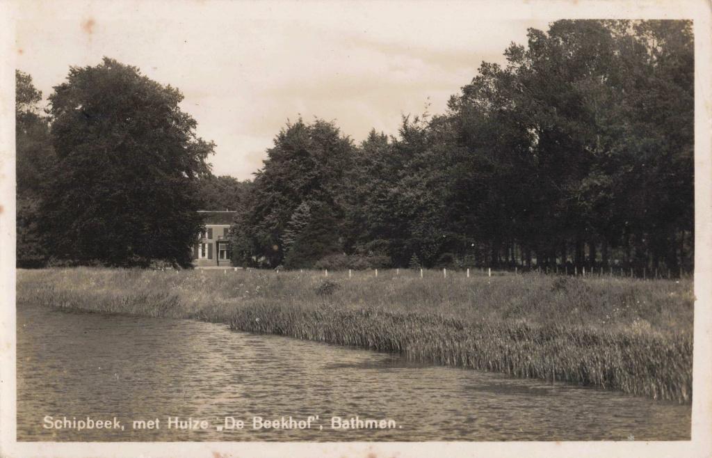Bathmen Schipbeek met Huize De Beekhof B3320, Ophalen, 1920 tot 1940, Gelopen, Overijssel