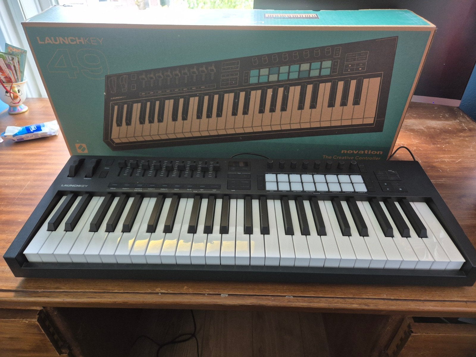 Novation Launchkey 49 mk4 MIDI Keyboard Controller, Ophalen of Verzenden, Zo goed als nieuw, 49 toetsen, Overige merken