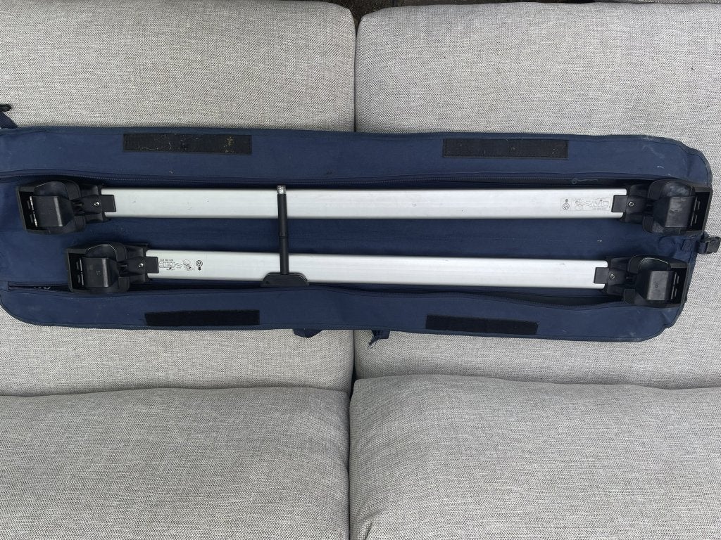 Volkswagen originele dakdragers incl. tas, aluminium, Passat, Ophalen of Verzenden, Gebruikt