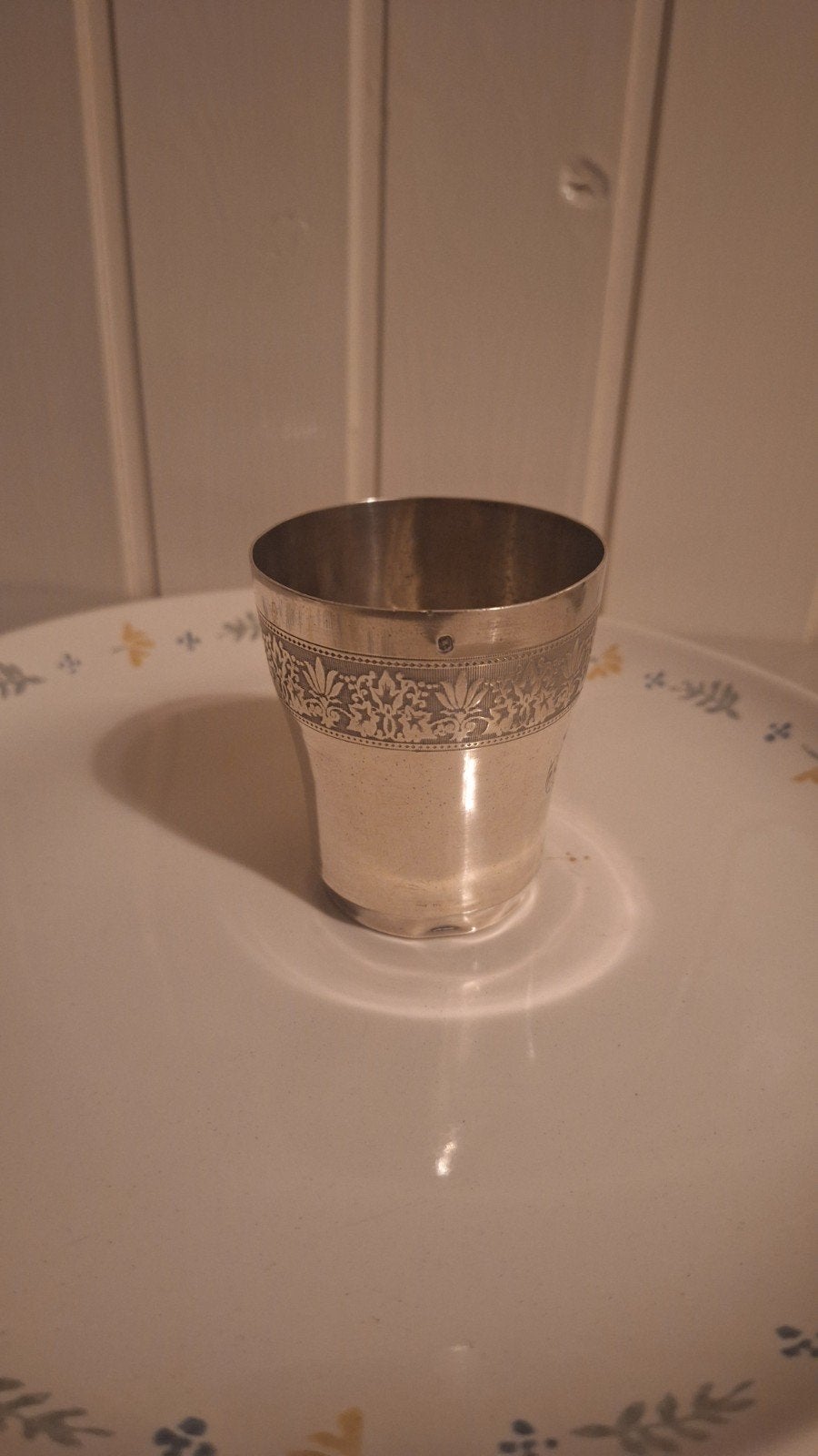 zilveren bekertje, Antiek en Kunst, Ophalen of Verzenden, Zilver